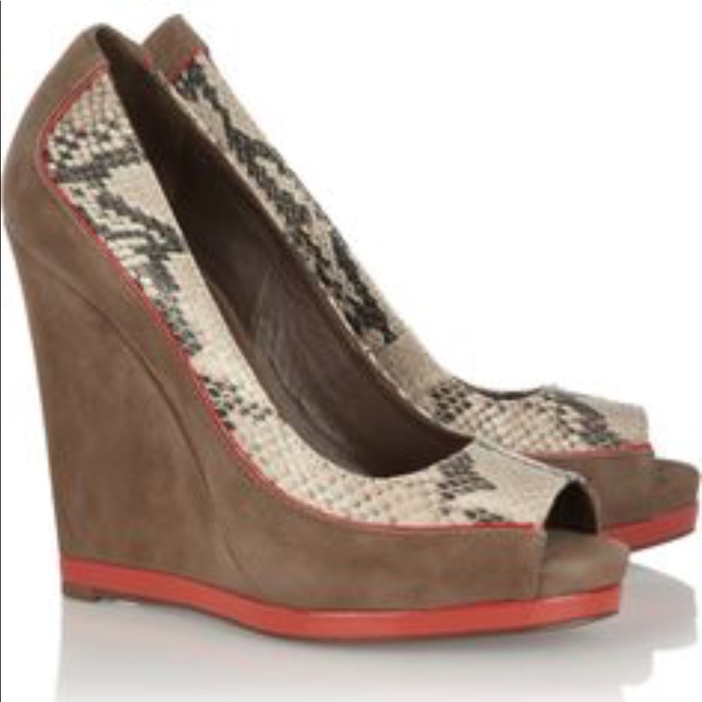 NWT TORY BURCH SANDRA WEDGES